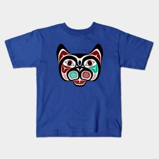 Northwest Pacific coast Haida Kitty Kids T-Shirt